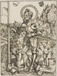 San Giorgio in piedi