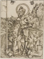San Giorgio in piedi