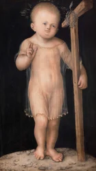 Cristo Bambino benedicente [recto]; L