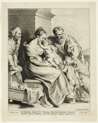 La Sacra Famiglia con Sant
