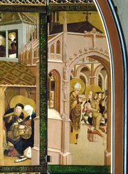 Comunione di Santa Maddalena (tempera su pergamena)
