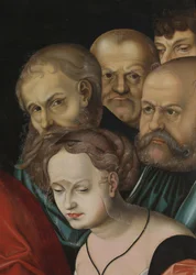 Cristo e la donna sorpresa in adulterio (dettaglio), c.1700