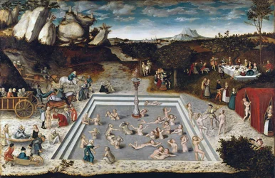 Fontana della Giovinezza - La Fontana della Giovinezza, di Cranach, Lucas il Vecchio (1472-1553). Olio su legno