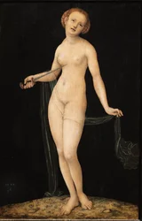 Lucrezia, nobildonna romana e moglie di Tarquinio Collatino (tempera su tavola)