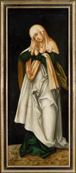Santa Maria sofferente, ala interna di un altare (dipinto su legno di tiglio)