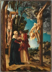 La Crocifissione, di Cranach, Lucas il Vecchio (1472-1553)
