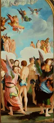 Angeli tra i giusti (olio su tavola)
