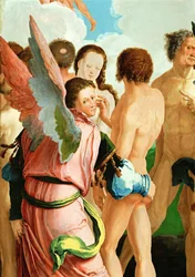 Angeli tra i giusti (olio su tavola)