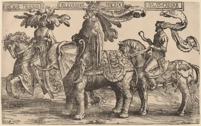 Ettore di Troia, Alessandro di Macedonia, Giulio Cesare