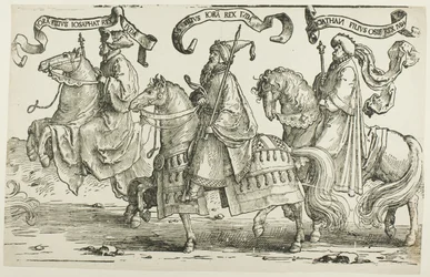 Jehoram, Uzziah, Jotham, tavola tre, da I Dodici Re di Israele