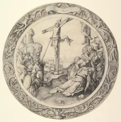 La crocifissione, dalla Passione Circolare, 1509