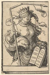 Il Vecchio Testamento o Sinagoga, dalla serie delle Sibille, ca. 1530