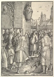 Il poeta Virgilio in un cesto, 1512
