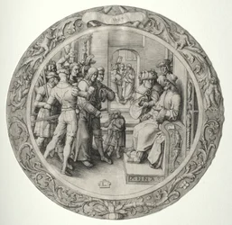 La Passione Rotonda: Cristo davanti al Sommo Sacerdote