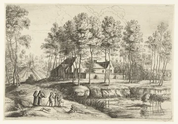 Veduta del monastero dei cappuccini a Tervuren