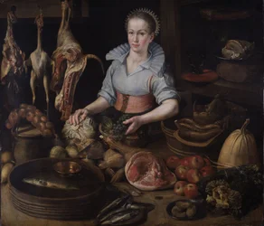 La serva di cucina, 1600 circa (olio su tela)