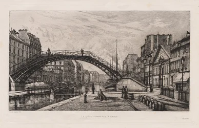 Le Quai Jemmapes a Parigi, 1881