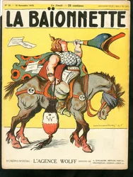 Copertina di "La Baionnette", Satirico a colori