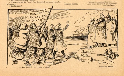 Le Rire rouge, Satirico in B&N