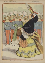 Madame De Maintenon, Illustrazione per Le Rire