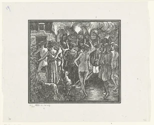 La processione con le torce