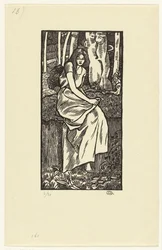 Donna nel bosco