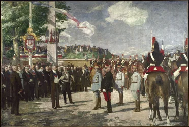 Ricevimento a Porte Maillot per i marescialli Foch e Joffre, 14 luglio