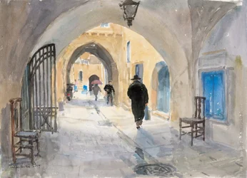Tornando a casa, via Habad, Gerusalemme
