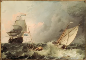 Velieri in mare mosso