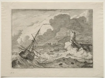 Tempesta in mare, 1701