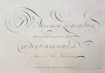 Ludolf Bakhuizen - Ruscello e paesaggi marini disegnati e incisi da LUDOLF BAKHUIZEN, Anno 1701 Ad Amsterdam