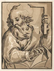 Cristo e gli Apostoli: San Tommaso (con la squadra)