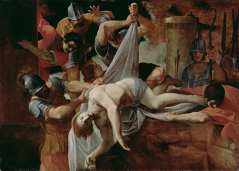 San Sebastiano gettato nella cloaca massima