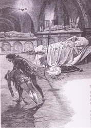 Bella Giulietta che con gli angeli rimani, illustrazione da Romeo e Giulietta