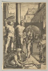 La Flagellazione, dalla Passione di Cristo
