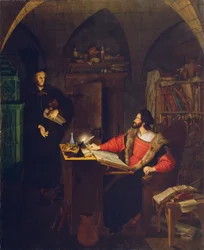 Faust e Mefistofele nello studio