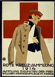 Campagna di Raccolta Fondi per la Croce Rossa Tedesca, pub. 1914