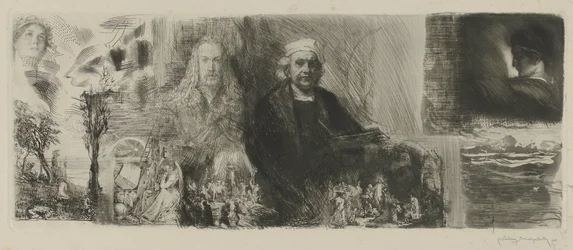 Opere di Rembrandt e Dürer in varie tecniche di stampa
