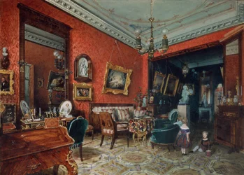 Un soggiorno, anni 1840