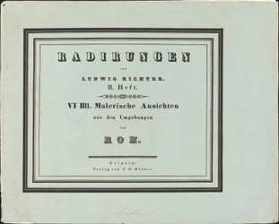 Vedute pittoresche dei dintorni di Roma