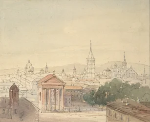 Veduta di Milano, 1820-84
