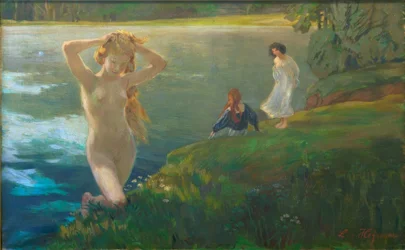 Ragazze che fanno il bagno