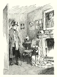 Illustrazione per Il Ritratto di Dorian Gray di Oscar Wilde