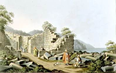 Rovine di un Antico Tempio a Samos, tavola 58 da 