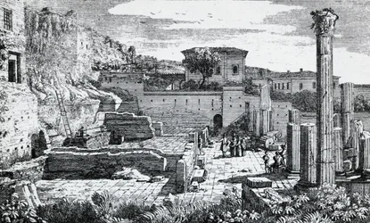 Rovine del Tempio di Vespasiano a Brescia