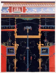 Decorazioni murali dalla Casa di Aulo Vettio, Pompei, c.36-39 d.C.