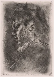 Ritratto di una Giovane Donna di Profilo