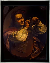 Uomo con un liuto