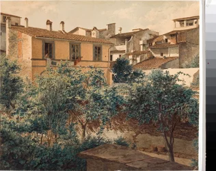 Veduta di case a Firenze