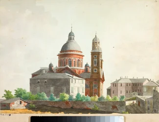 Veduta della Basilica di Santa Maria Assunta di Carignano a Genova